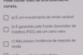 Escudo do FGC rachado sobre certificado de CDB com alerta de risco bancário