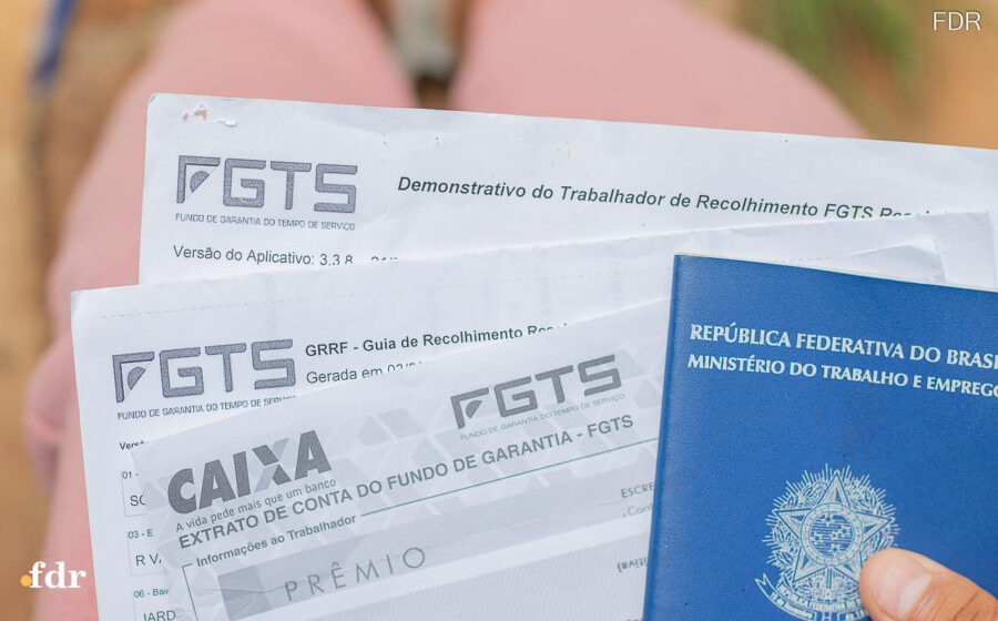 Gráfico mostra orçamento FGTS habitação congelado em R$ 144,5 bi até 2027