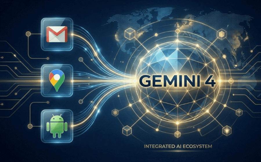 Logotipo do Gemini 4 Argon com ícones de código e escudo representando IA para programação e cibersegurança