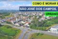 Vista aérea do Parque Una em São José dos Campos, bairro planejado que integra moradia, trabalho e lazer na Avenida Cassiano Ricardo