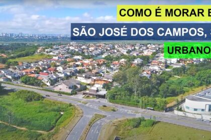 Vista aérea do Parque Una em São José dos Campos, bairro planejado que integra moradia, trabalho e lazer na Avenida Cassiano Ricardo