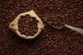 Xícara de café com vapor formando hélice de DNA, simbolizando genética do paladar