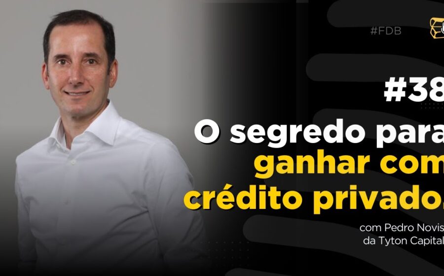 Gráfico de carteira de crédito privado com diversificação e gestão de risco de calote