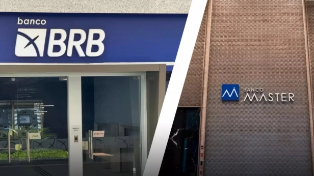 Governador Ibaneis Rocha e presidente do BRB em jantar que definiu venda de ações ao Banco Master