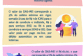 Microempreendedor individual trabalhando em pequeno comércio com símbolo de alívio fiscal e notas fiscais