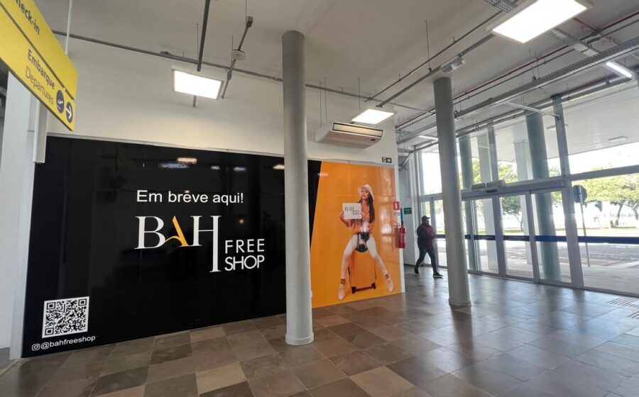 Fachada do primeiro free shop de Mato Grosso em Cáceres, fronteira com Bolívia