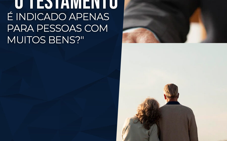 Testamento aberto sobre mesa com caneta e documentos de imóveis ao lado