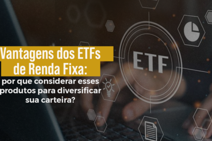 Gráfico comparando tributação ETF renda fixa 15% vs fundos tradicionais come-cotas