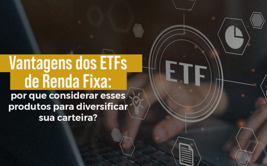 Gráfico comparando tributação ETF renda fixa 15% vs fundos tradicionais come-cotas