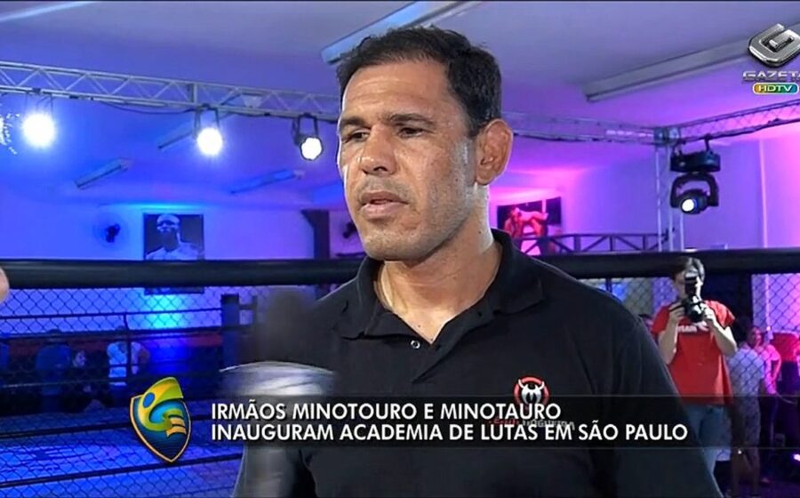 Irmãos Nogueira Rodrigo e Rogério em academia da rede Nogueira Brothers, transição MMA para negócios