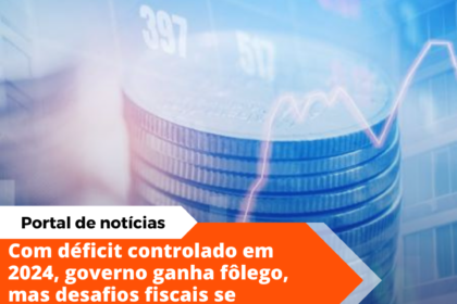 Rafael Fonteles, governador do Piauí, em pose oficial com gráficos fiscais ao fundo