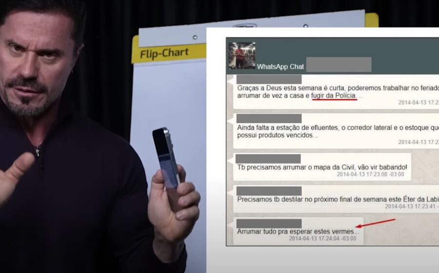 Renato Cariani em tribunal, influencer fitness acusado de tráfico e lavagem de dinheiro