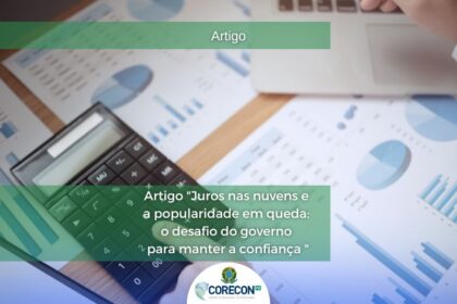 Lula discursa após vitória eleitoral com gráficos de juros e dólar ao fundo