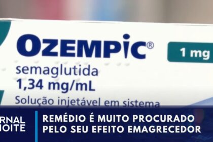 Frascos de Ozempic e cremes anti-idade L'Oréal lado a lado representando impacto dos GLP-1 na beleza