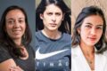 Logos de Bahia, Palmeiras e São Paulo finalistas prêmio melhor gestão futebol feminino 2024