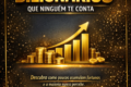 Ilustração contrastando promessas de lazer por IA com realidade de trabalho contínuo, símbolos de ouro e tecnologia