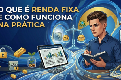 Gestor de fundos analisa gráficos de renda fixa e risco de carteira privada