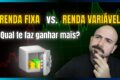 Gráfico comparativo mostra renda fixa com gestão profissional rendendo 65% mais que investimento direto em 20 anos