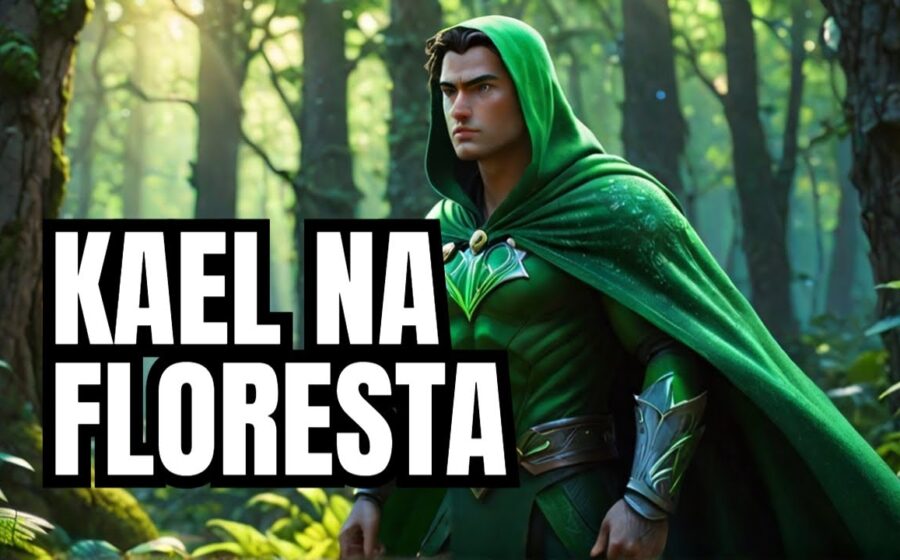 Vista aérea da Amazônia Legal com floresta preservada e áreas de alerta de desmatamento
