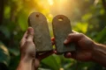 Piso de grande formato com poucas juntas de rejunte em ambiente moderno