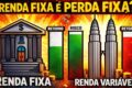 Gráfico comparativo: renda fixa IPCA+ 10,5x vs Ibovespa 5,3x em 20 anos