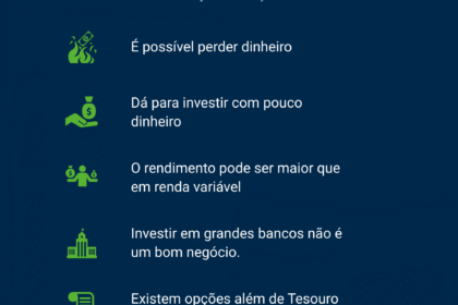 Gráfico comparativo de rentabilidade líquida de fundos de renda fixa com diferentes taxas de administração ao longo de 20 anos