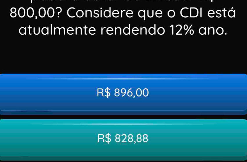 Gráfico comparativo mostrando rendimento LCI 93% CDI versus CDI cheio em 6 anos