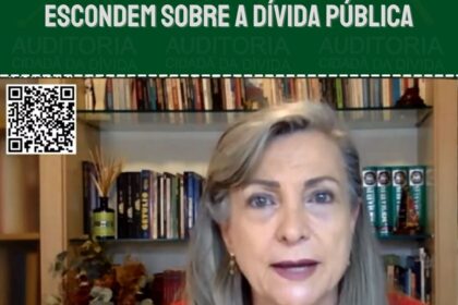 Gráfico da dívida pública brasileira com juros recordes e manifesto de 50 economistas