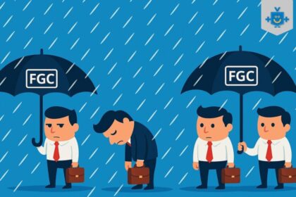 Gráfico mostra limite de proteção do FGC de R$ 250 mil por CPF e instituição financeira