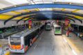 Mapa das novas rotas de 10 linhas de ônibus na Estação da Lapa durante obras na plataforma F