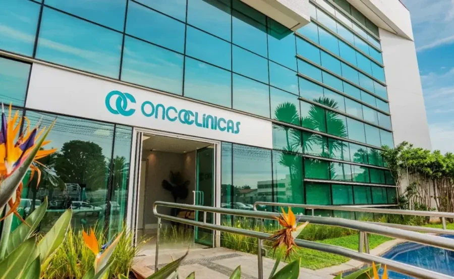 Sede da Oncoclínicas com gráfico de aprovação de 61% dos credores para reestruturação de R$ 5,7 bi