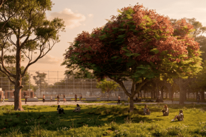 Área da antiga Favela do Moinho sob viaduto em São Paulo, futuro parque público de 61 mil m²