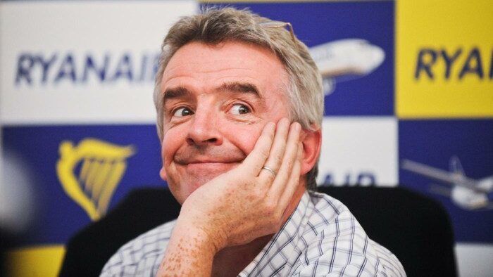 Michael O'Leary CEO Ryanair prevê alta histórica passagens aéreas Europa