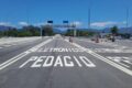Praça de pedágio na BR-050 com placa indicando nova tarifa de R$ 14,50 para automóveis