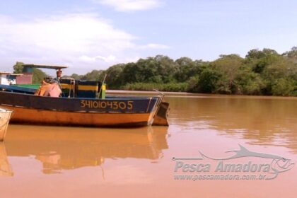 Foz do Rio Doce no Espírito Santo com barcos de pesca profissional liberados após 10 anos de veto