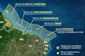 Plataforma de perfuração Petrobras na Margem Equatorial, costa do Amapá, poço Morpho