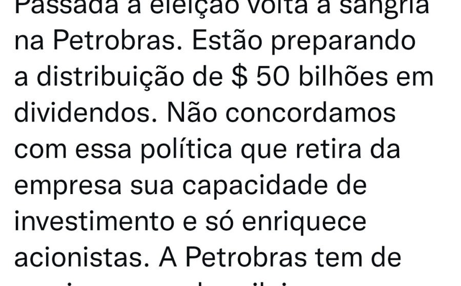Gráfico de ações da Petrobras disparando 10% no pré-mercado de Nova York após 1º turno eleitoral