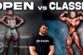 Rafael Brandão fisiculturista posa mostrando físico musculoso transição Open Classic Physique
