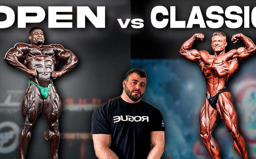 Rafael Brandão fisiculturista posa mostrando físico musculoso transição Open Classic Physique