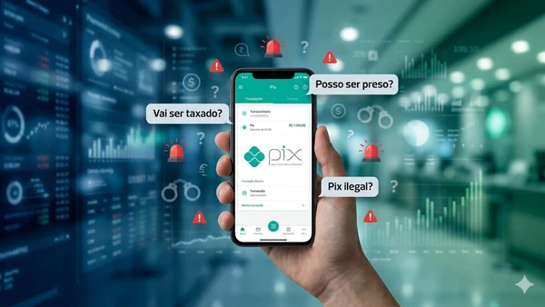 Pessoa pagando com celular via Pix por aproximação NFC em maquininha