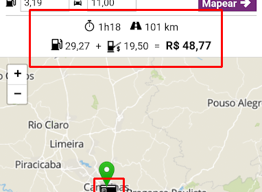 Plataforma Rota da Democracia exibindo mapa com rotas de ônibus e caronas para locais de votação
