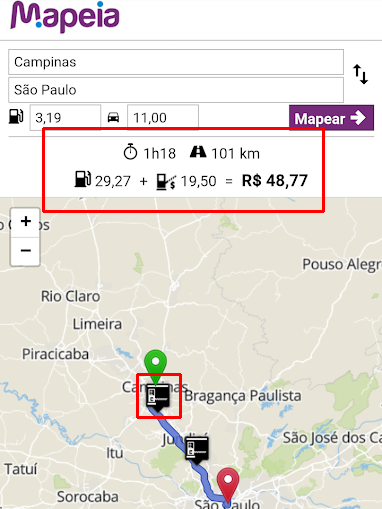 Plataforma Rota da Democracia exibindo mapa com rotas de ônibus e caronas para locais de votação