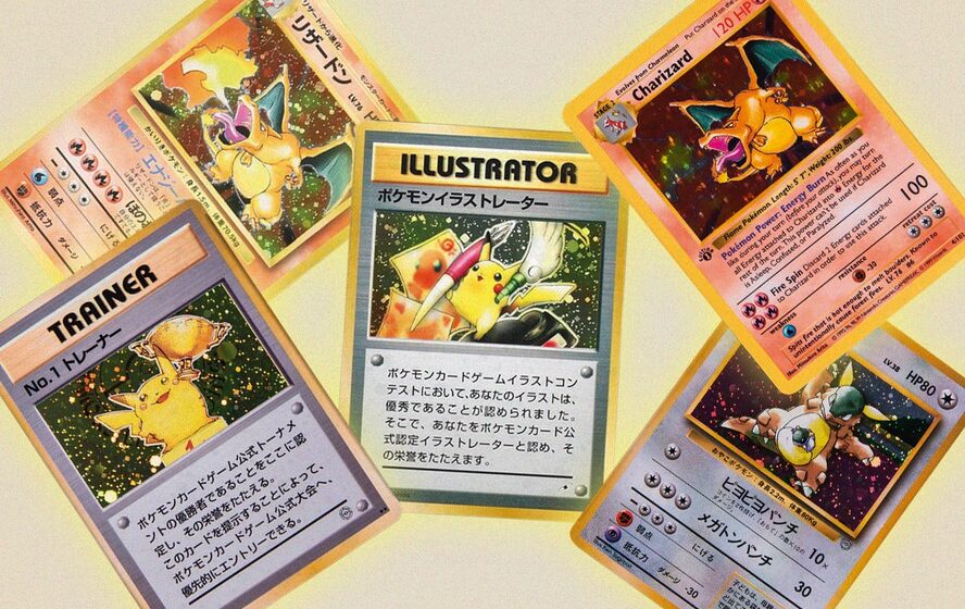 Carta rara de Pikachu Illustrator em estojo protetor, leiloada por 86 milhões de reais