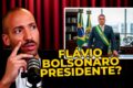 Interface do Polymarket mostra probabilidades de Flávio Bolsonaro e Lula para eleição 2026 no Brasil