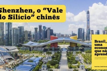 Executivos brasileiros visitando campus da Tencent em Shenzhen durante imersão tecnológica na China