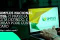 Calendário marcando prazo final 30 janeiro para adesão Simples Nacional reforma tributária IBS CBS
