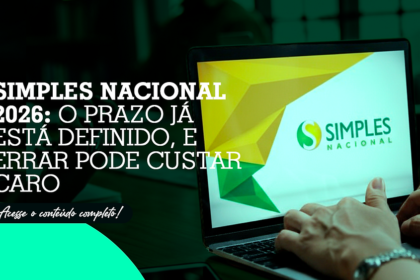 Calendário marcando prazo final 30 janeiro para adesão Simples Nacional reforma tributária IBS CBS