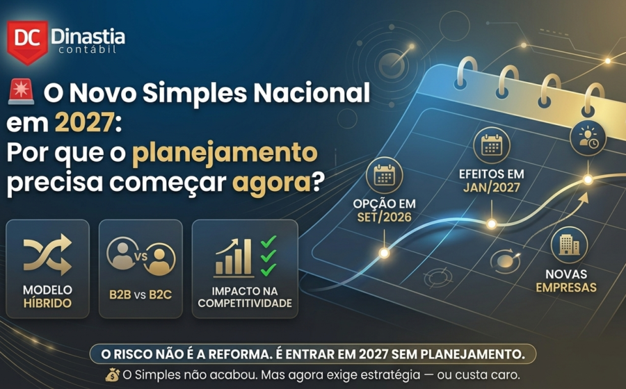 Calendário com data 30 de novembro destacada em vermelho, simbolizando prazo final para escolha tributária no Simples Nacional