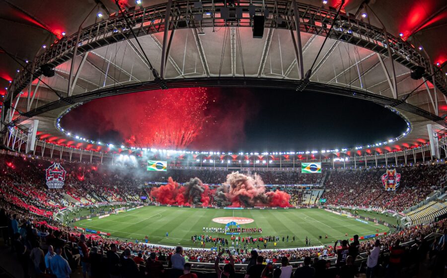 Maracanã lotado na semifinal da Libertadores Flamengo vs Estudiantes com 63 mil torcedores