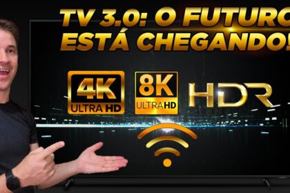 Logotipo da EBC sobre fundo de transmissão digital simbolizando investimento de R$ 23 mi em TV 3.0